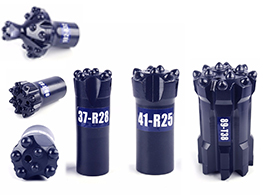 Top hammer thread drill bits