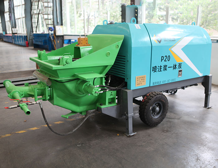 P20 Concrete shotcrete and grouting integrated pump