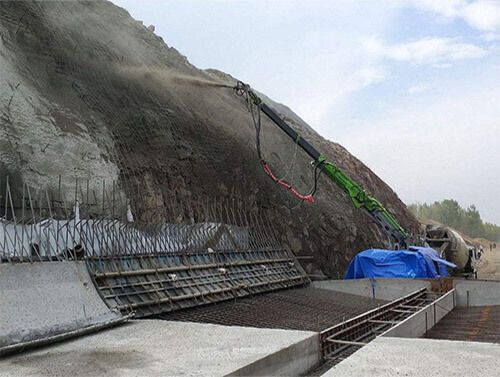 Wet Hydraulic Shot-Crete Machine for Copper Mine Tunnel in Machine