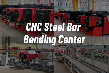 CNC rebar bending center